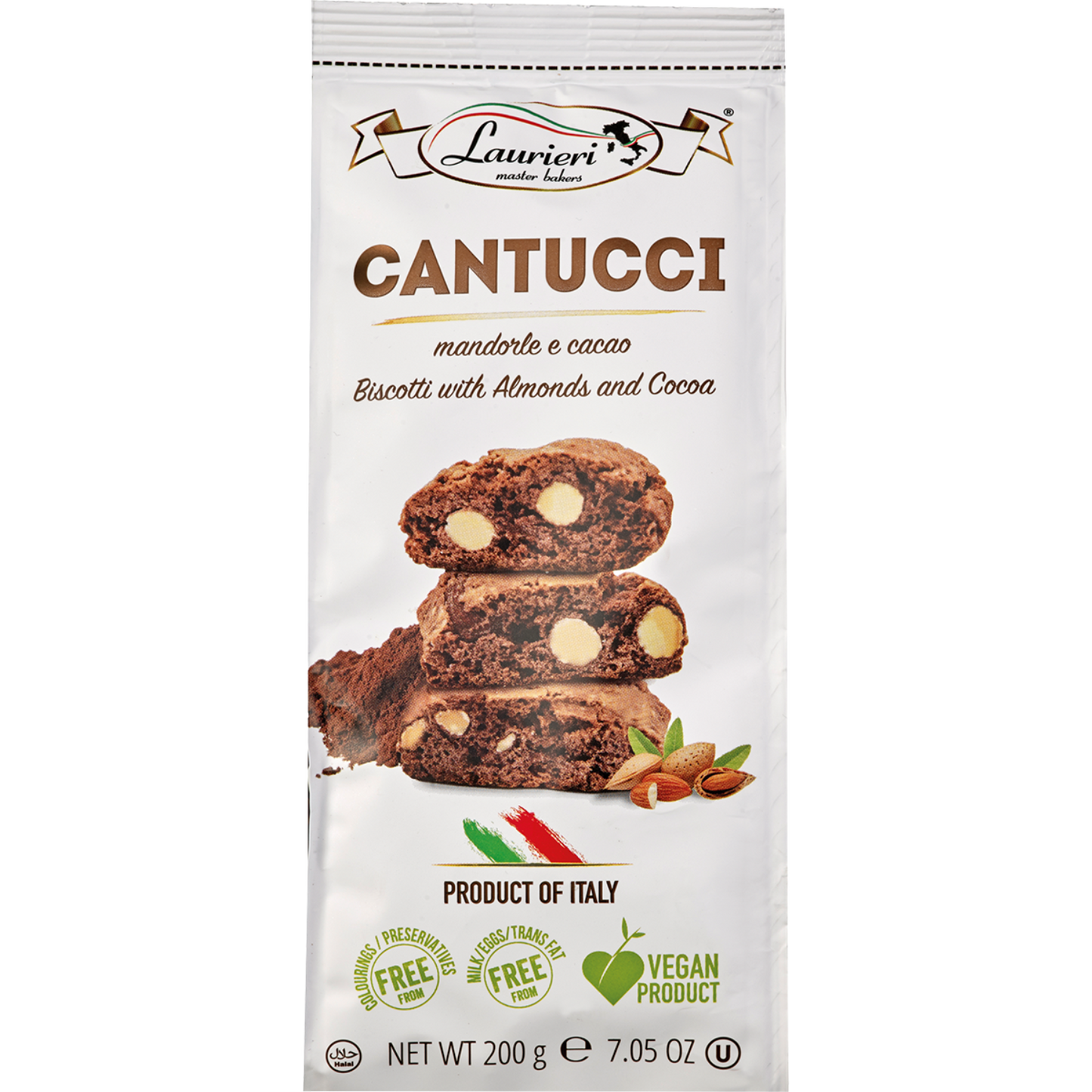 Cantucci con Mandorle e Cacao Laurieri