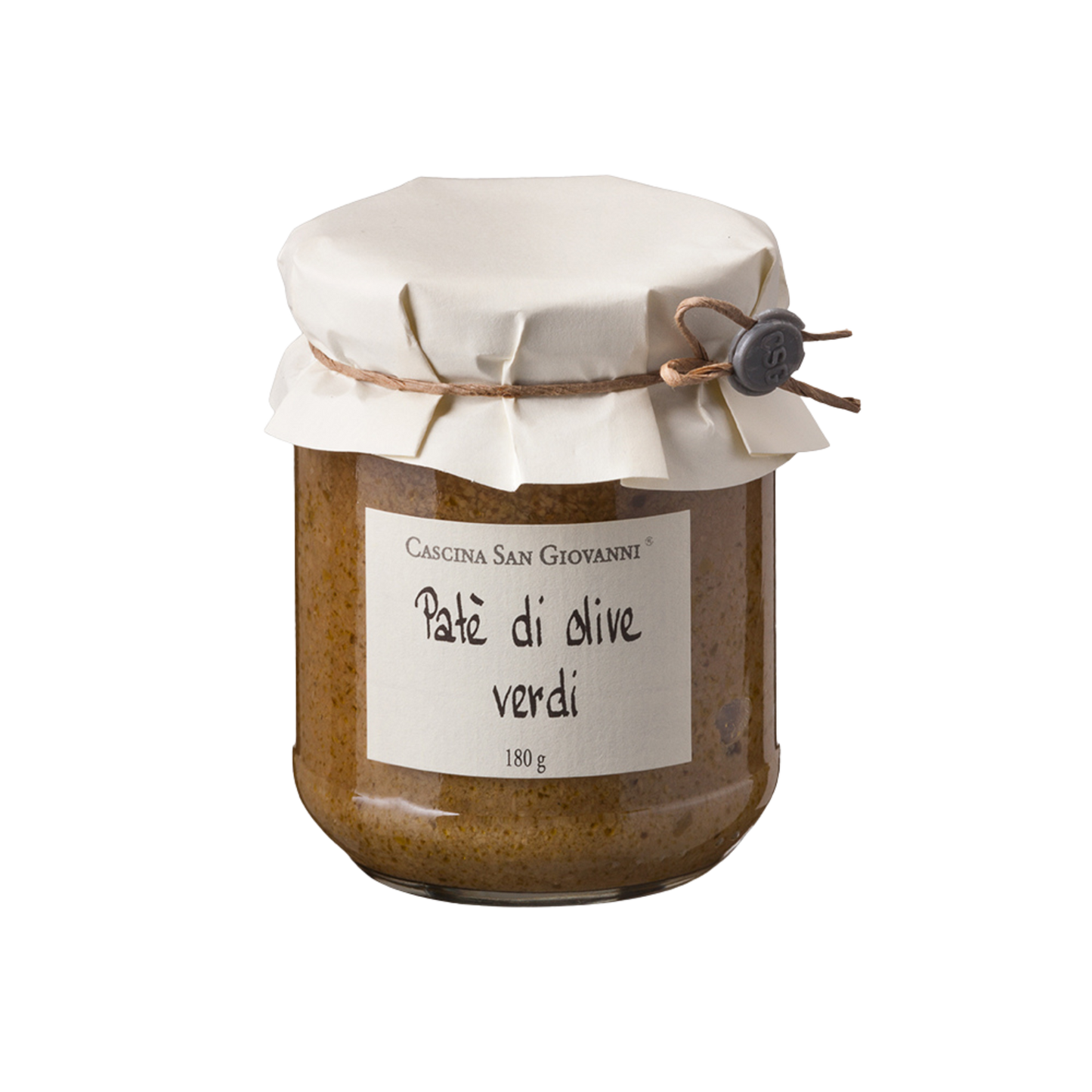 Aufstrich aus grünen Oliven