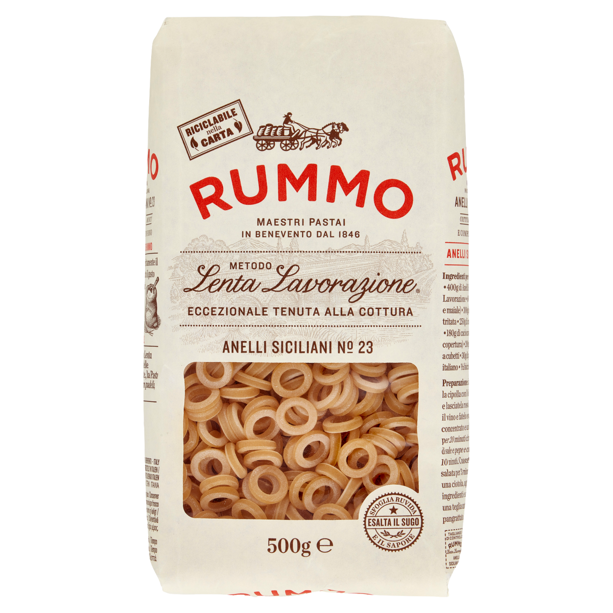 Rummo Pasta Anelli Siciliani N°23