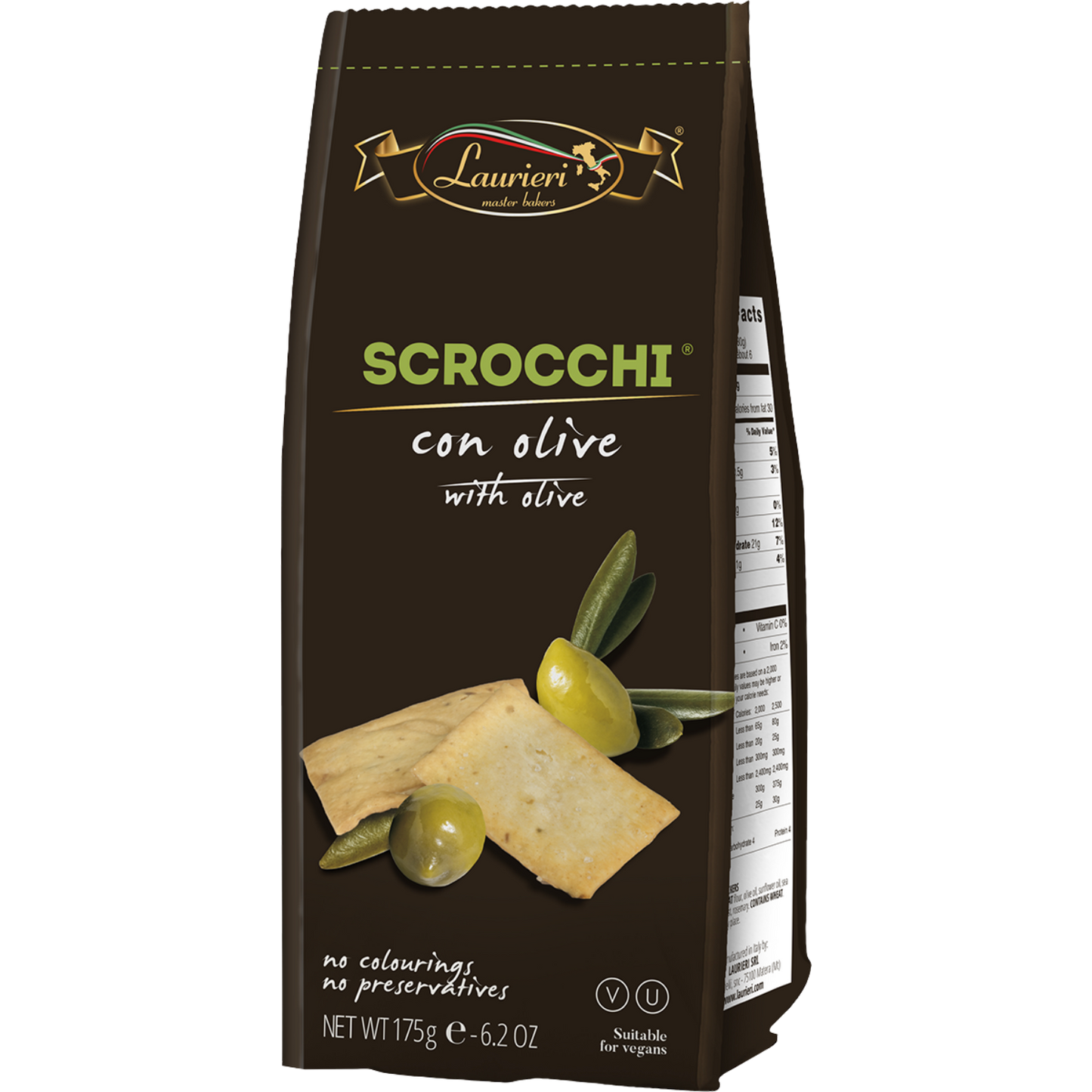 Scrocchi con Olive Laurieri