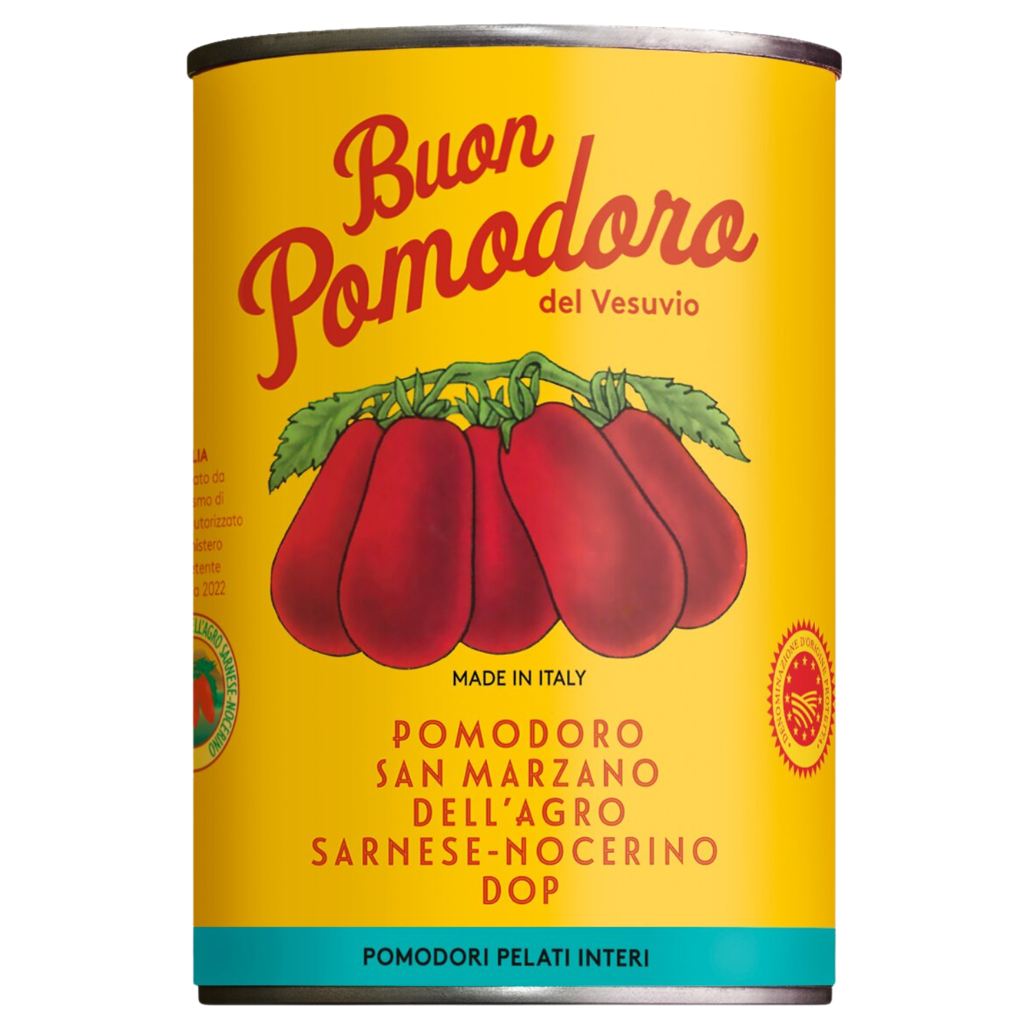 DOP San Marzano Tomaten von Solania im eigenen Saft für klassische italienische Pastasaucen, Suppen und Eintöpfe.