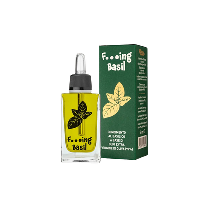 Hochwertiges italienisches Würzöl mit Basilikum-Geschmack. Perfektes Dressing für Salate, Antipasti oder gegrilltes Gemüse.