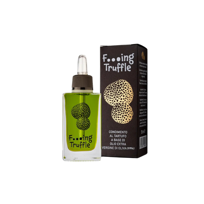 Hochwertiges italienisches Würzöl mit Trüffel-Geschmack. Ein delikates, intensives Gewürz, das Speisen luxuriös veredelt.