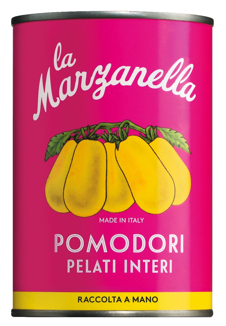 Gelbe Pomodori aus Süditalien im eigenen Saft bereichern leichte Pastasaucen, Fisch- und Fleischgerichte sowie feine Gemüsespeisen.