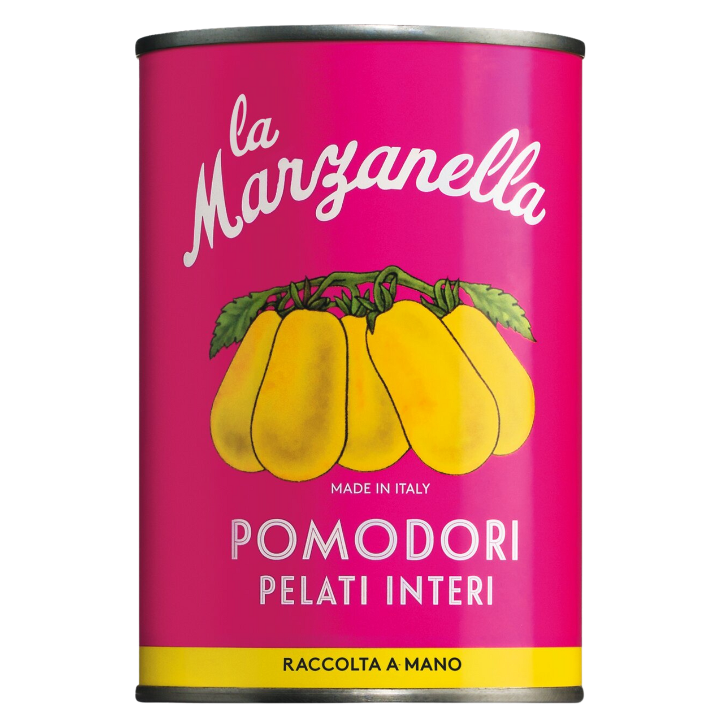 Gelbe Pomodori aus Süditalien im eigenen Saft bereichern leichte Pastasaucen, Fisch- und Fleischgerichte sowie feine Gemüsespeisen.