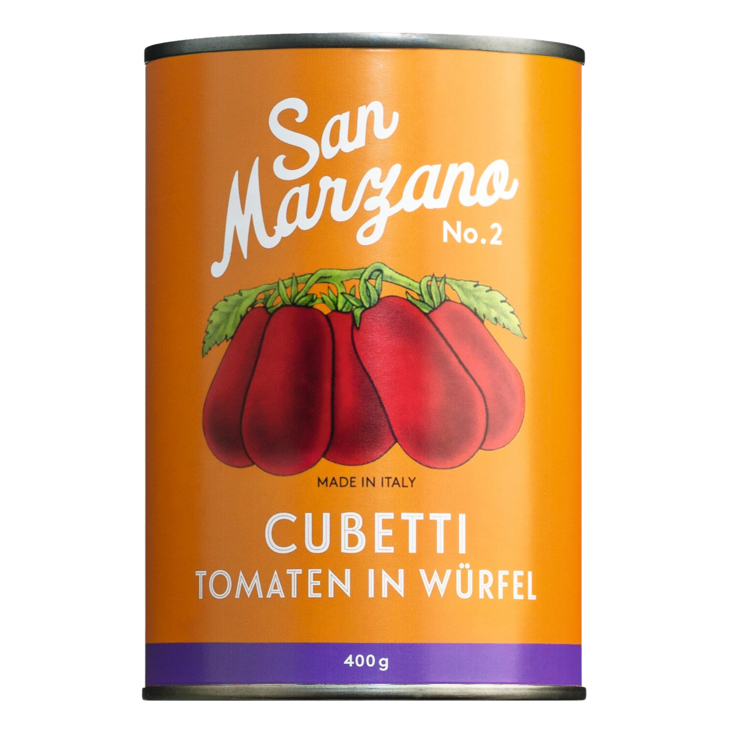 San Mazano No. 2 Tomaten gewürfelt im eigenen Saft. Ideal für Sugo und viele weitre mediterrane Gerichte.