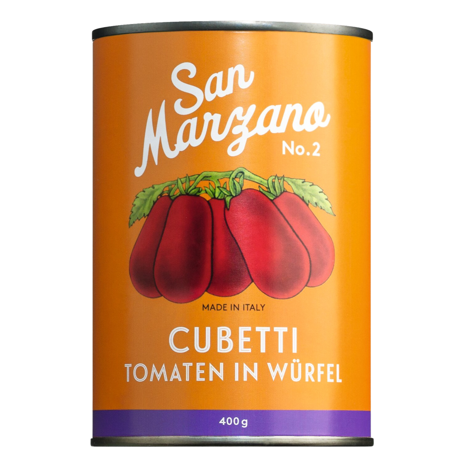 San Mazano No. 2 Tomaten gewürfelt im eigenen Saft. Ideal für Sugo und viele weitre mediterrane Gerichte.