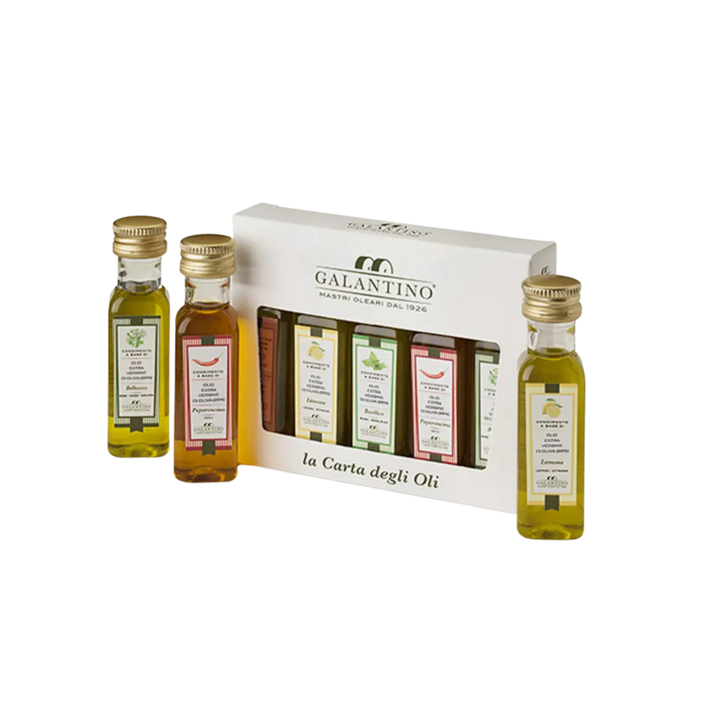 Olivenöl und Würzöl Geschenkset 5 x 20 ml