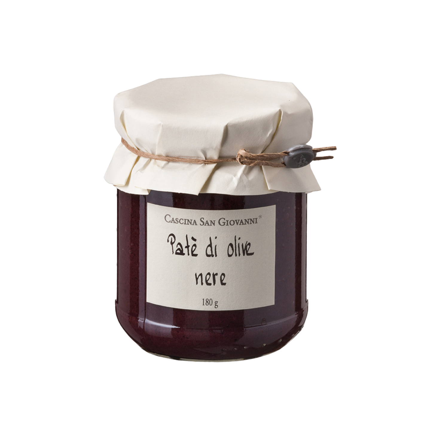 Aufstrich aus schwarzen Oliven