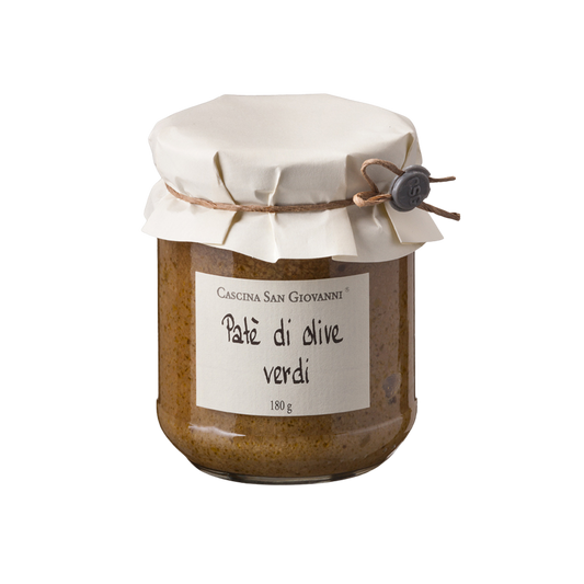 Aufstrich aus grünen Oliven