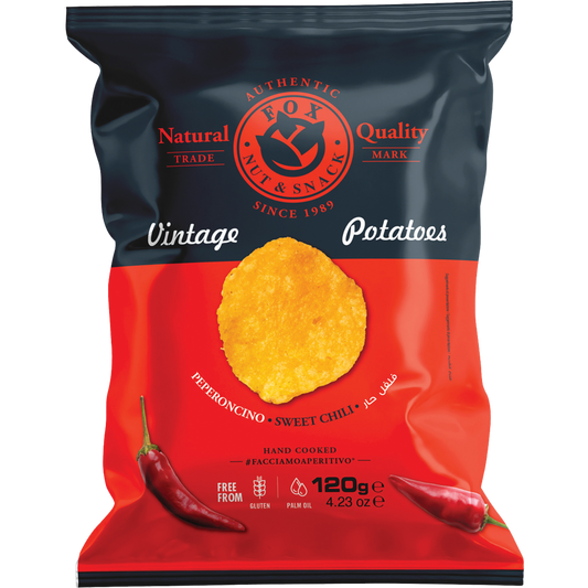 Vintage Kartoffelchips Peperoni