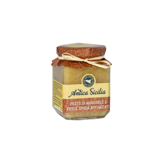 Pesto di Mandorle e Pesce Affumicato