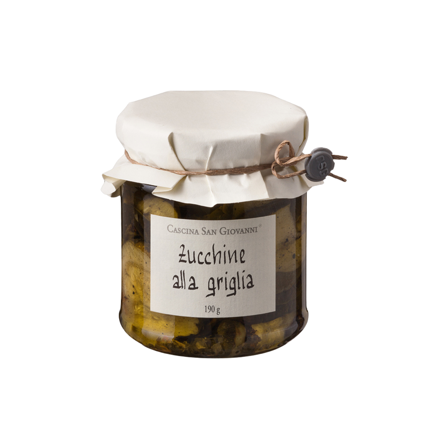 Gegrillte Zucchini in Öl